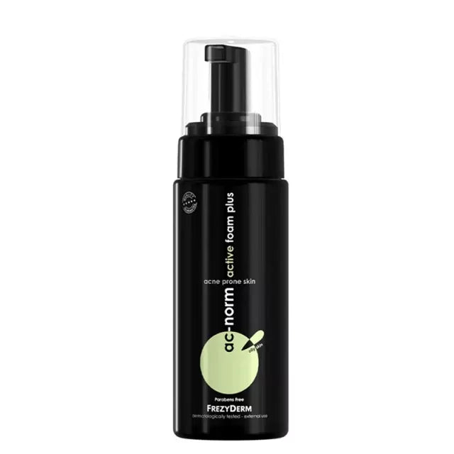 FREZYDERM AC Norm Active Foam Plus Αφρός Καθαρισμού Προσώπου για το Λιπαρό Δέρμα με Τάση Ακμής, 150ml