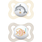 MAM Ορθοδοντικές Πιπίλες Σιλικόνης Air 2-6 μηνών, 2τμχ