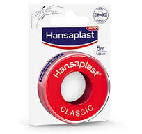 Hansaplast Classic Fixation Tape Επιδεσμική Ταινία Χωρίς Λάτεξ 5m x 1,25cm, 1τεμ