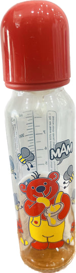 MAM μπιμπερό στενή θηλή γυάλινο 0+ 250ml. (περιλαμβάνεται η θηλή)