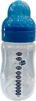 MAM πλαστικό μπιμπερό με πλατύ στόμιο 4+ (συμπεριλαμβάνεται θηλή)