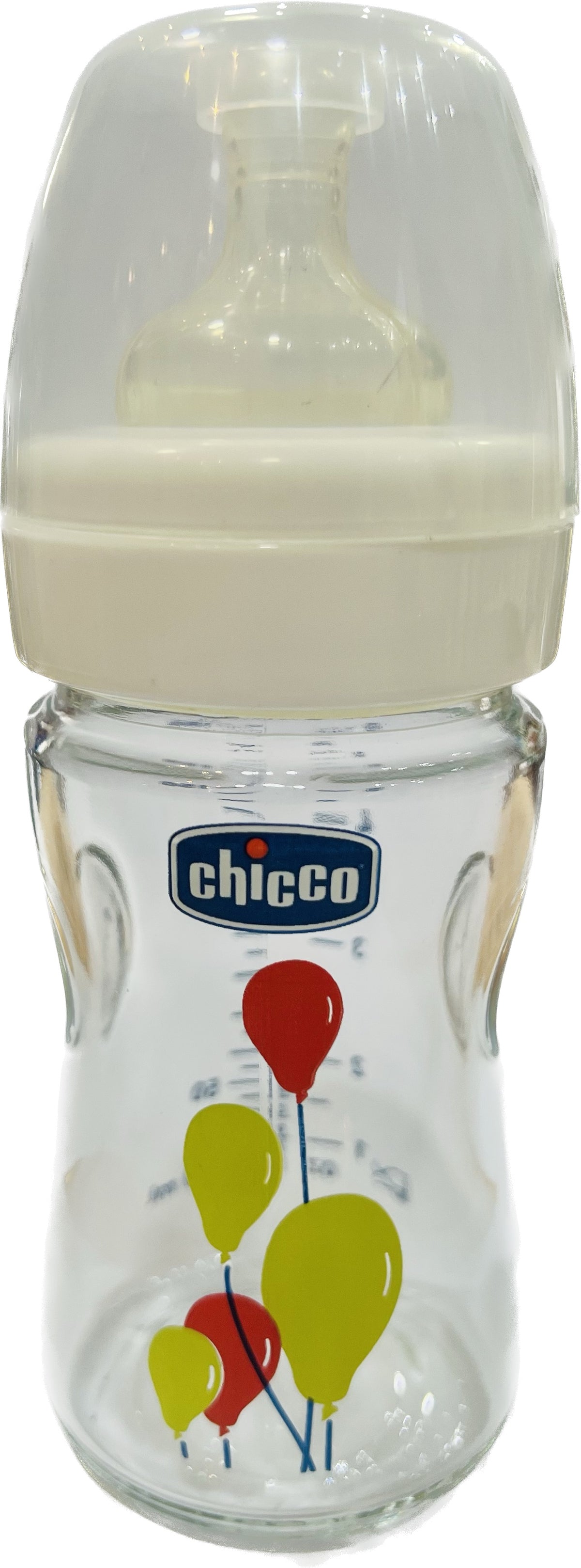 CHICCO Mπιμπερό Nature Glass 0m+, 0 ΒPA Σιλικόνη 150ml
