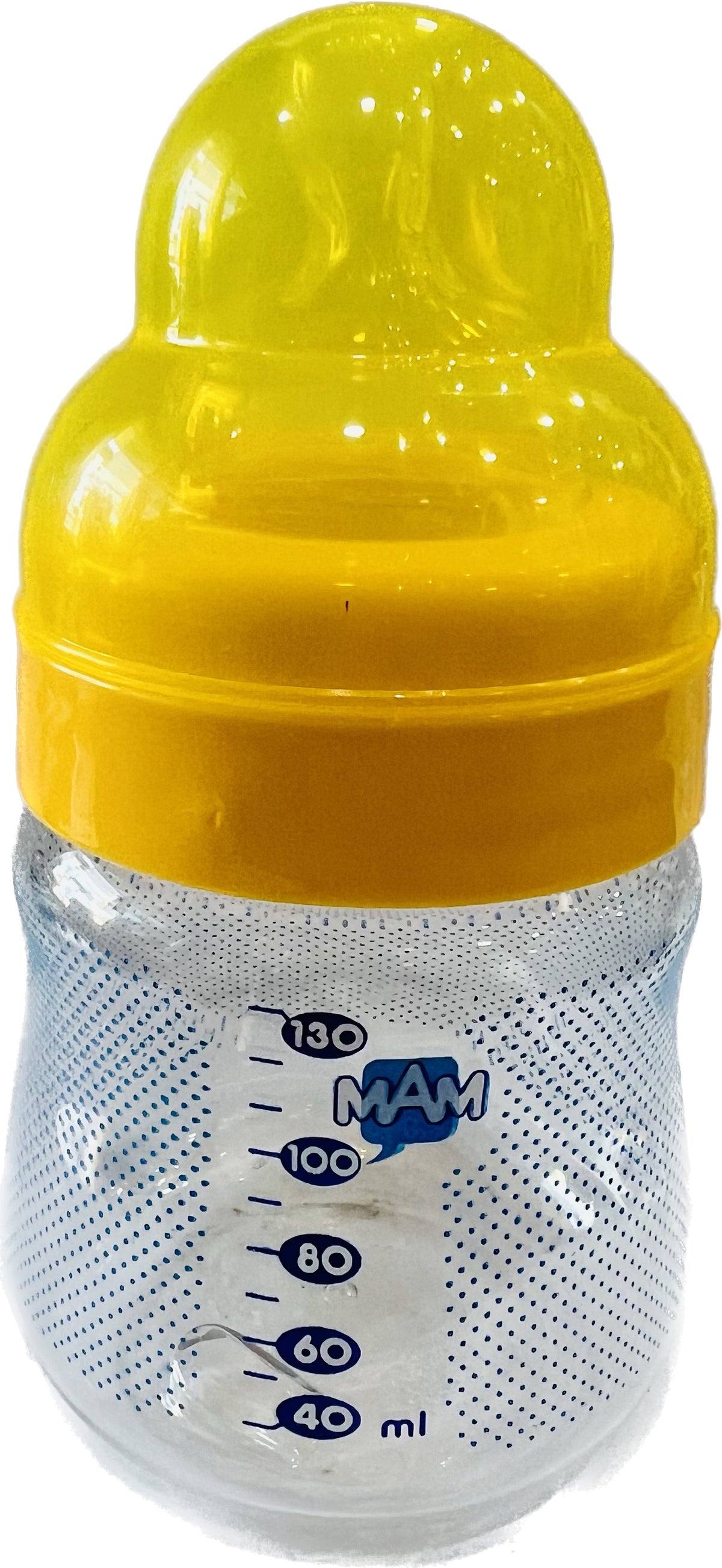 MAM πλαστικό μπιμπερό με πλατύ στόμιο 4+ (συμπεριλαμβάνεται θηλή)