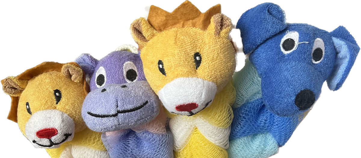 Σφουγγαράκια σιλικόνης για μπάνιο