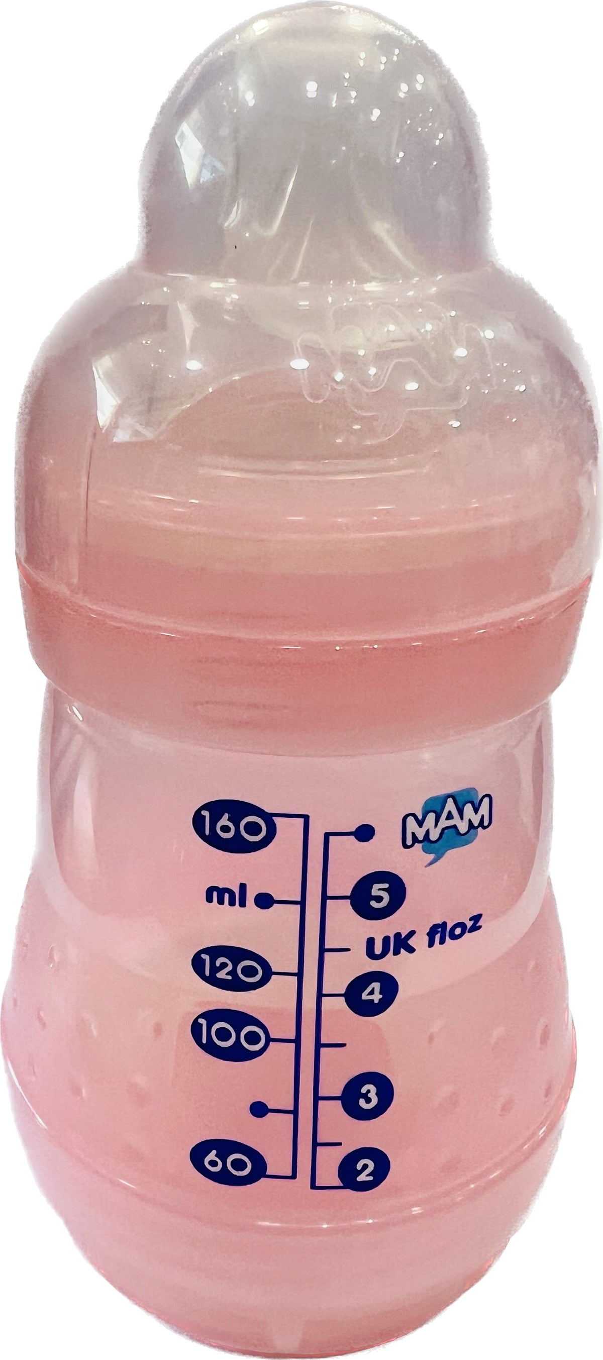 MAM πλαστικό μπιμπερό με πλατύ στόμιο 0+ 160ml (συμπεριλαμβάνεται θηλή)