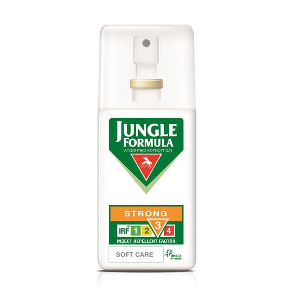 JUNGLE Formula Strong Soft Care αντικουνουπικό σπρέι, 75ml
