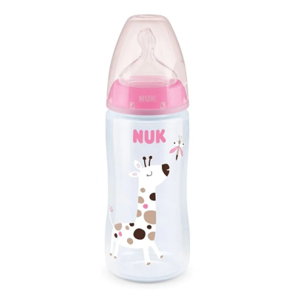 NUK First Choise πλαστικό μπιμπερό Flow control 6-18 300 ml