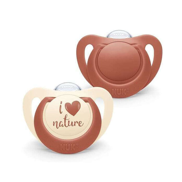 NUK Πιπίλες Σιλικόνης For Nature για 6-18 μηνών 2τεμ