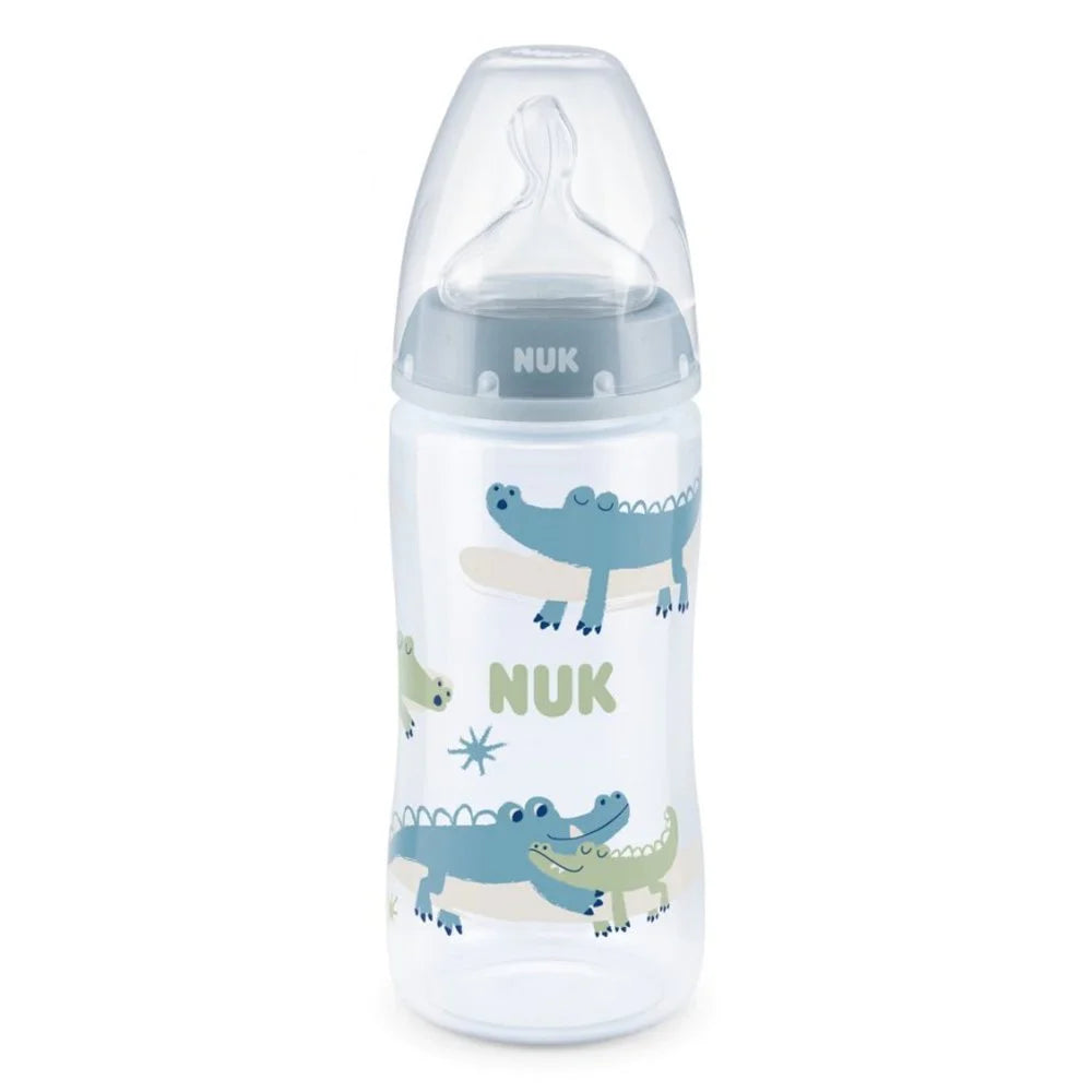 NUK First Choise πλαστικό μπιμπερό Flow control 6-18 300 ml