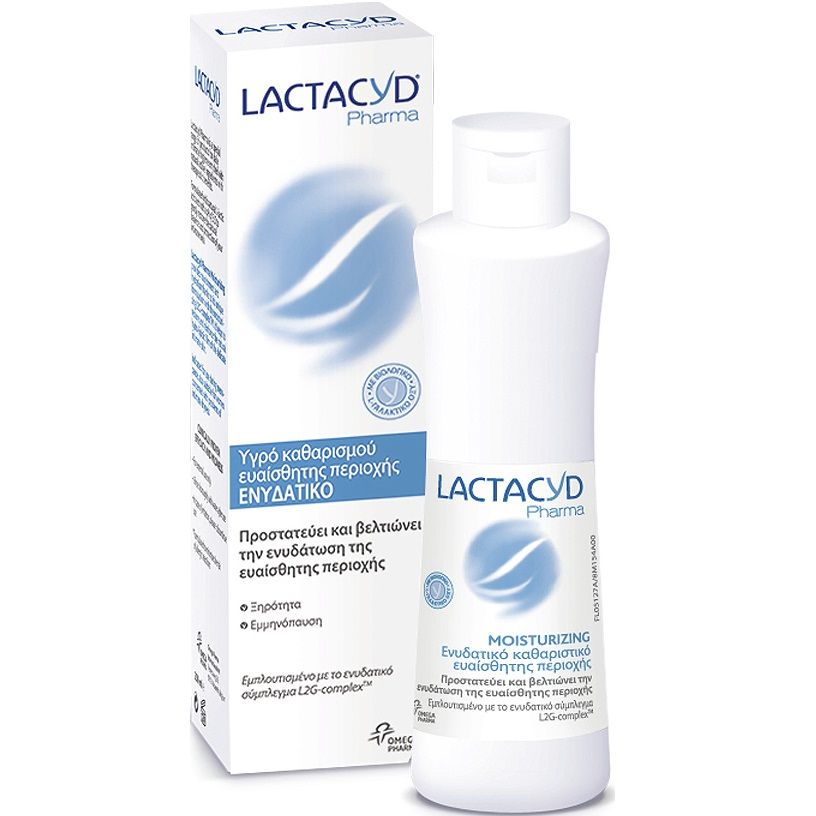 LACTACYDMoisturizing Ενυδατικό Καθαριστικό της Ευαίσθητης Περιοχής, 250ml