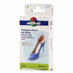 MASTER AID dhesive Heel Shield Αυτοκόλλητο Προστατευτικό Πτέρνας 100x29x2mm One Size 2 Τεμάχια