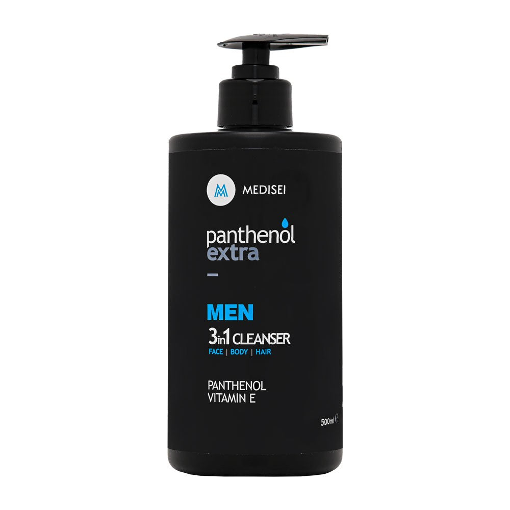 MEDISEI Panthenol Extra Men 3 in 1 Cleanser Πρόσωπο-Σώμα-Μαλλιά 500ml