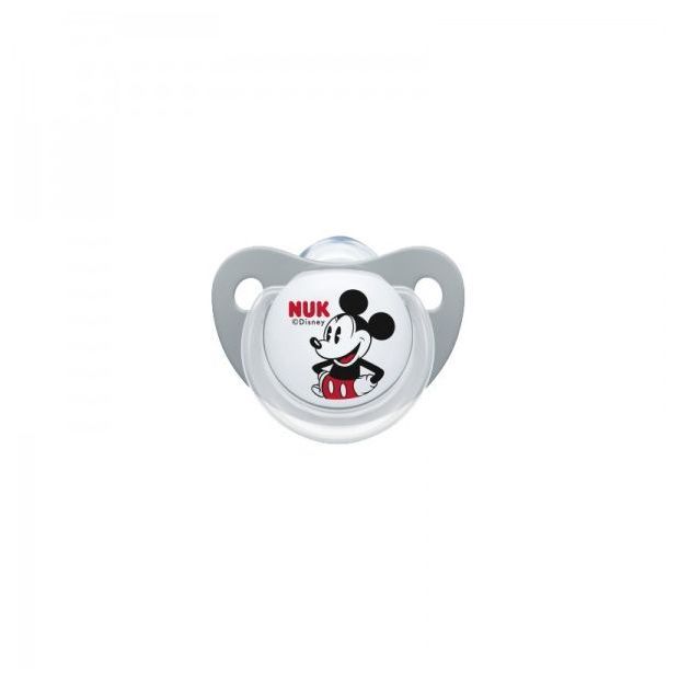 NUK Trendline Minnie & Mickey πιπίλα σιλικόνης 6-18 m, 1 τμχ