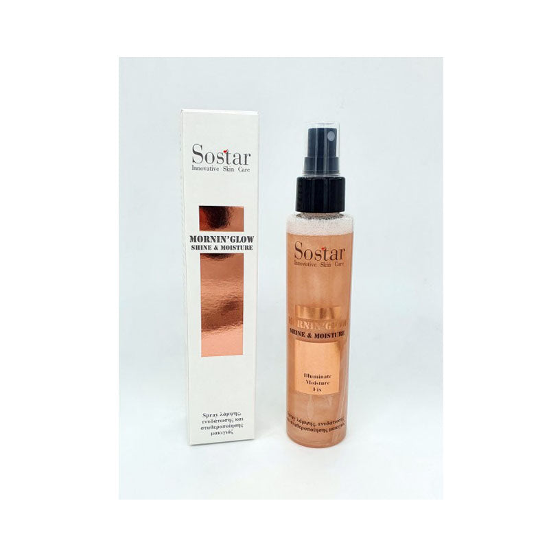 SOSTAR Mornin'Glow Σπρέι Λάμψης και Ενυδάτωσης Προσώπου και Σώματος, 125ml