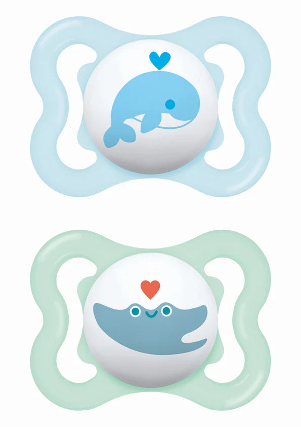 MAM Ορθοδοντικές Πιπίλες Σιλικόνης Air 2-6 μηνών, 2τμχ