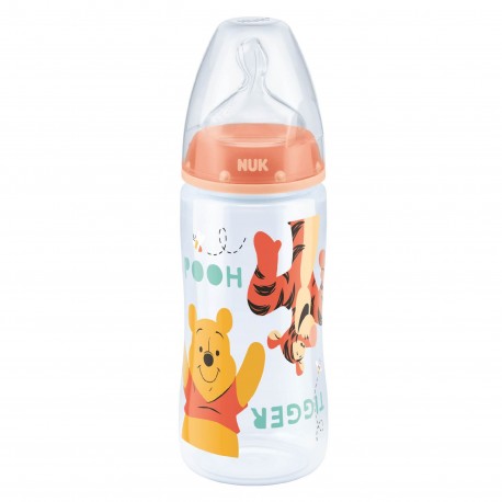 NUK First Choice WinnieΠλαστικό ΜπιμπερόΘηλή Σιλικόνης 0-6m 300ml