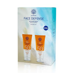 GARDEN OF PANTHENOLS Πακέτο Με Αντιηλιακή Κρέμα Προσώπου Spf50 - Face Defense Suncare Set - 2 X 50ml