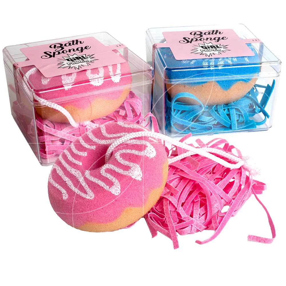 POKHARA Bath Sponge Donut Σφουγγάρι Σώματος Ντόνατ, 1τμχ