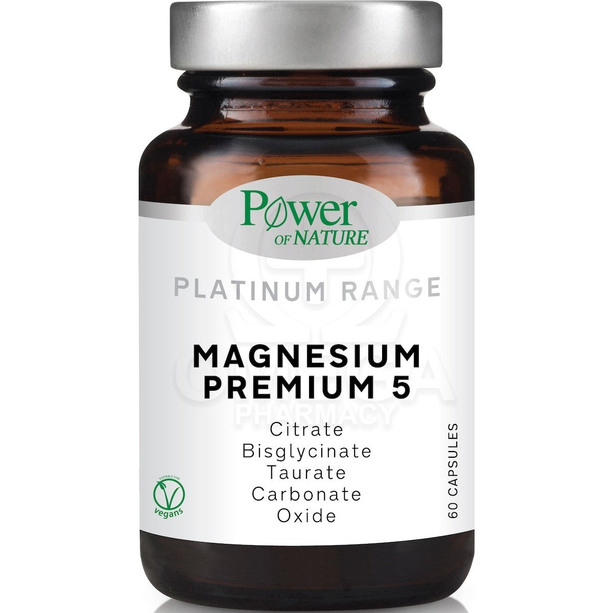 POWER HEALTH Platinum Range Magnesium Premium 5 60caps