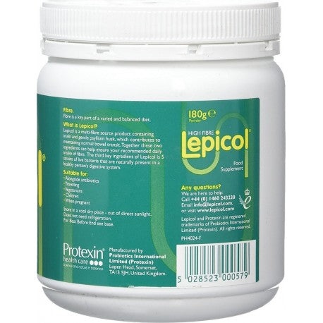 PROTEXIN Lepicol High Fiber Probiotic, 180 γρ