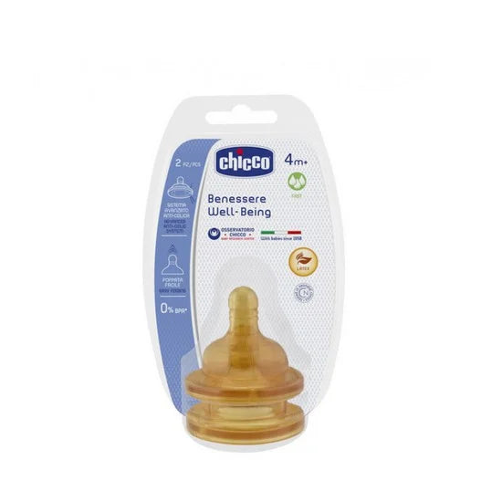 CHICCO Θηλές Καουτσούκ Well- Being (2τμχ.)