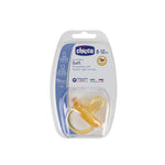 CHICCO Physio Soft Πιπίλα Πολύ Μαλακή Φυσικό Καουτσούκ 6-12m (1Τμχ.)
