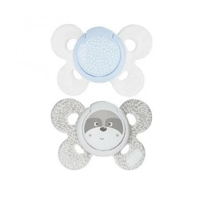 CHICCO Physio Comfort, Εργονομική Πιπίλα με Θηλή Σιλικόνης για Ηλικίες 0-6m, 2τμχ