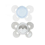 CHICCO Physio Comfort, Εργονομική Πιπίλα με Θηλή Σιλικόνης για Ηλικίες 0-6m, 2τμχ