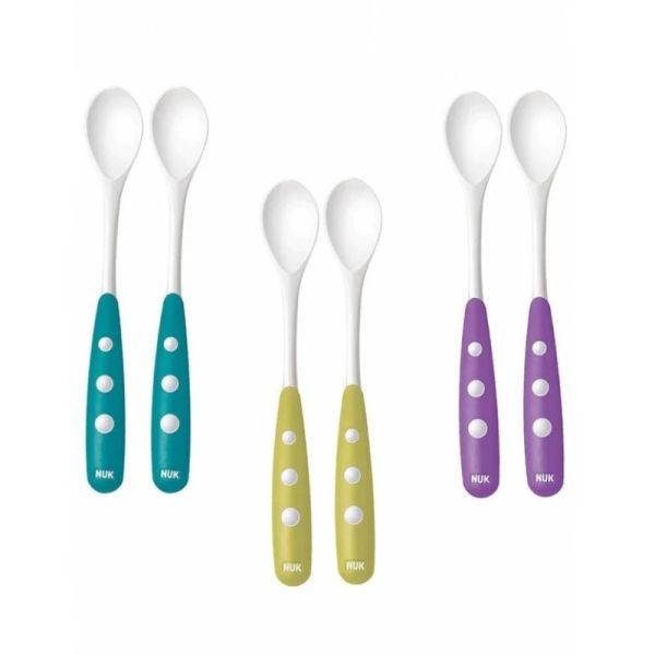 NUK Easy Learning Feeding Spoon Πλαστικό Κουτάλι Φαγητού από 6+ μηνών