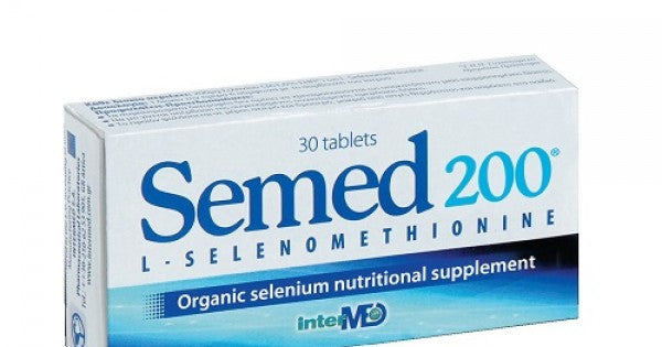INTERMED Semed 200 Συμπλήρωμα Διατροφής Οργανικού Σεληνίου 30Tabs