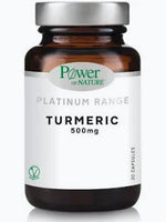 Power of Nature Platinum Range Turmeric 500mg, 30caps