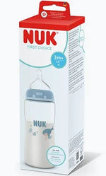 NUK First Choice Πλαστικό Μπιμπερό με Δείκτη Ελέγχου Θερμοκρασίας 3m+, 300ml