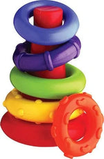 PLAYGRO Sort And Stack Tower Πύργος με Κρίκους 10m+, 1σετ