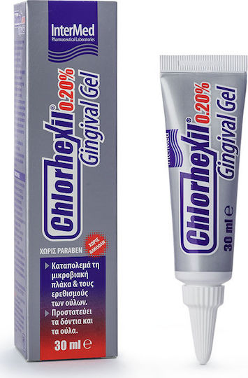 INTERMED Chlorhexil Gingival 0.20% Gel, 30 ml Αντισηπτική Γέλη