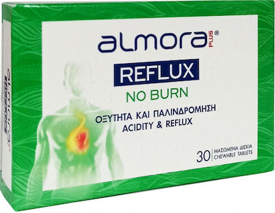 ELPEN Almora Plus Reflux No Burn Οξύτητα και Παλινδρόμηση 30 chewable tabs