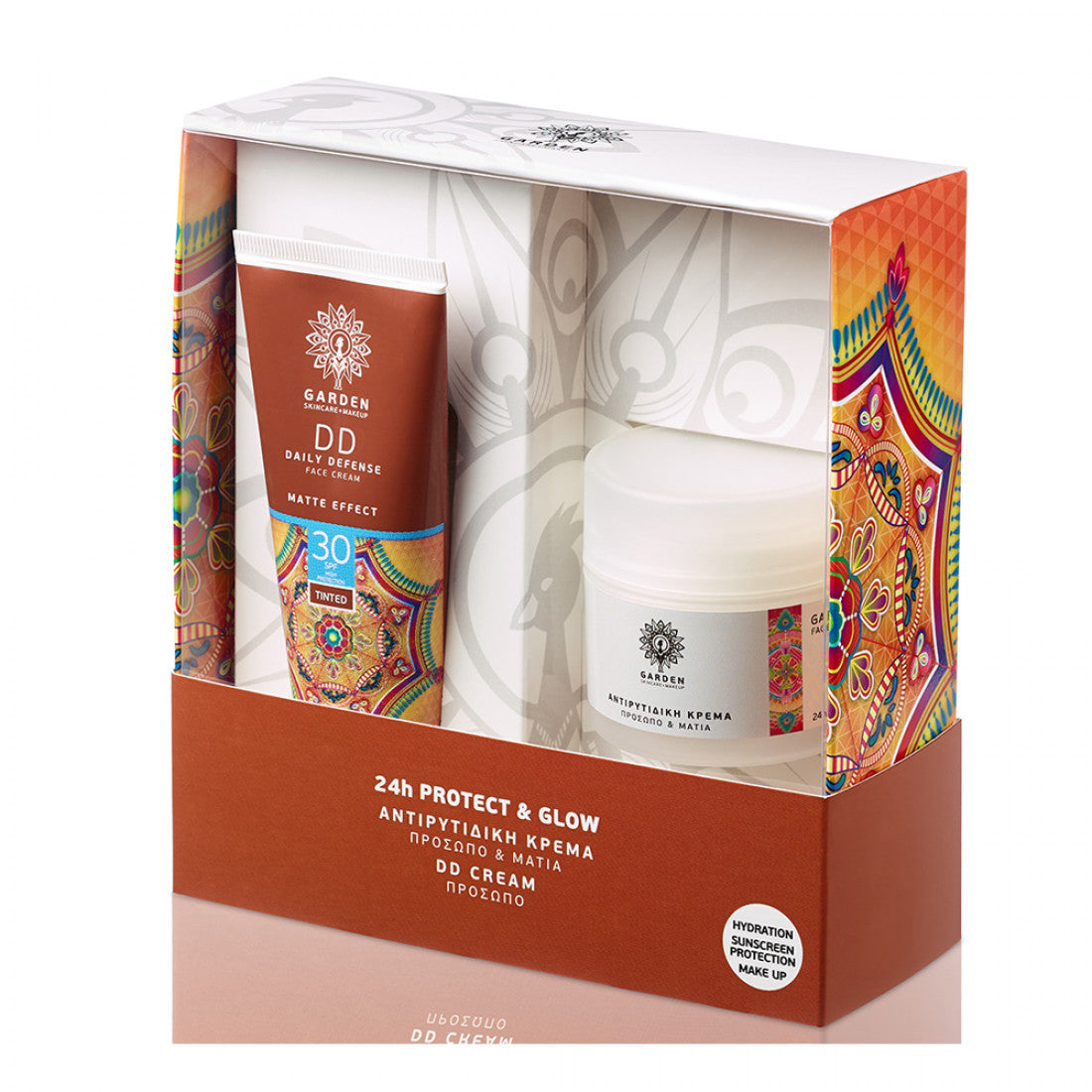 GARDEN OF PANTHENOLS 24H Protect & Glow / DD Cream & Αντιρυτιδική Κρέμα Garden