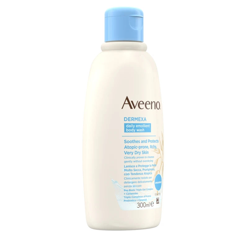AVEENO ® Dermexa Daily Emollient Body Wash Ενυδατικό Υγρό Καθαρισμού Σώματος 300ml