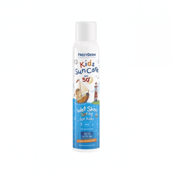 FREZYDERM Kids Sun Care Wet Skin Spray SPF50+ Παιδικό Αντηλιακό Σπρέι 200ml