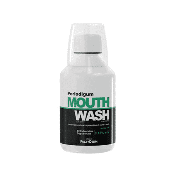 FREZYDERM Periodigum Mouthwash Φθοριούχο Στοματικό Διάλυμα Κατάλληλο Για Περιοδοντίτιδα 250Ml