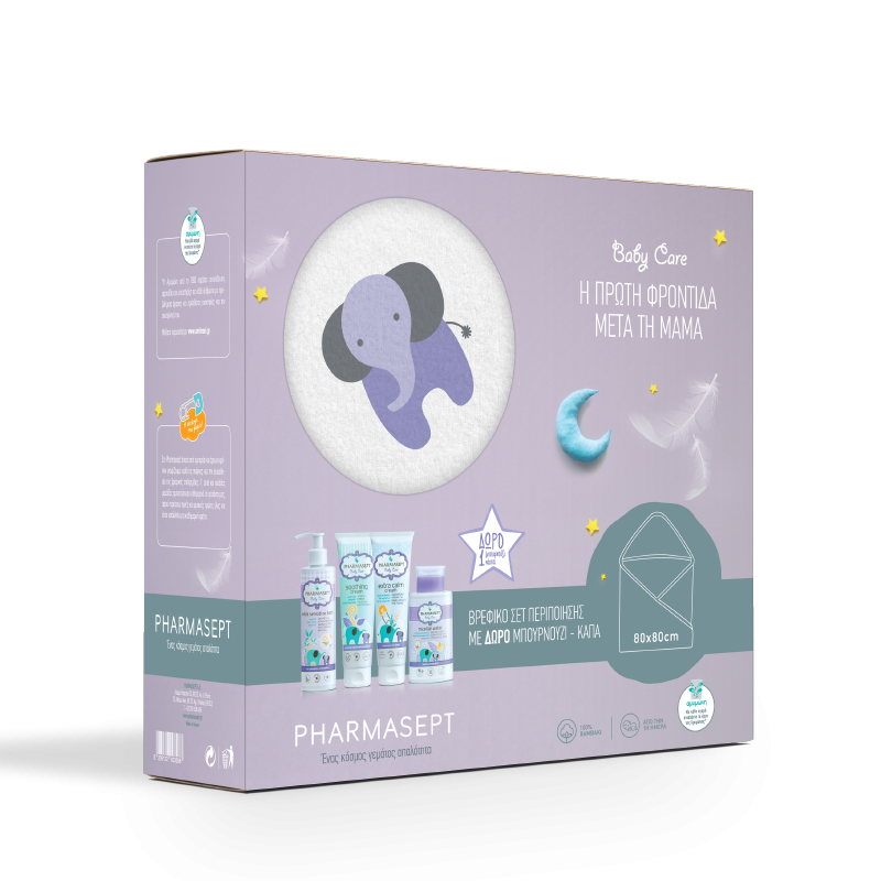 PHARMASEPT Ήπιο μπάνιο 4 ΠΡΟΙΟΝΤΑ + ΔΩΡΟ ΜΠΟΥΡΝΟΥΖΙ