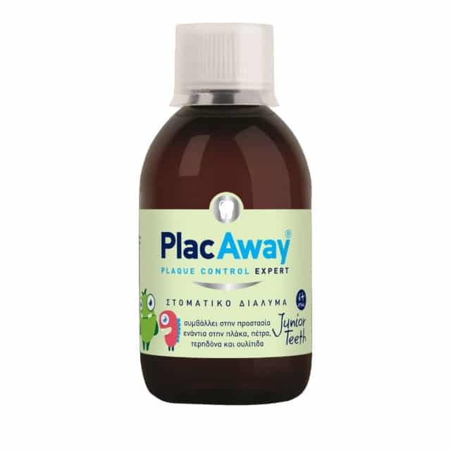 PLAC AWAY Junior Teeth, Παιδικό Στοματικό Διάλυμα 250ml