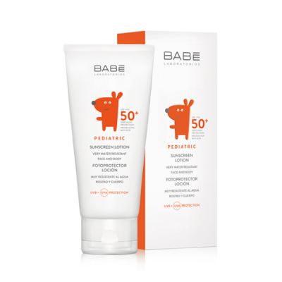 BABE Pediatric Sunscreen Lotion SPF50+ 100 ml + Δώρο Φουσκωτό Στρώμα Θαλάσσης
