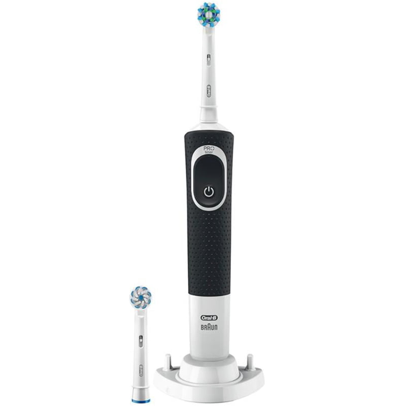 ORAL-B Vitality 150 Cross Action Ηλεκτρική Οδοντόβουρτσα με Χρονομετρητή, Μαύρη + 2 ανταλλακτικά