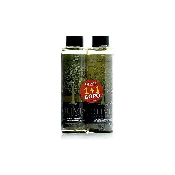 ΠΑΠΟΥΤΣΑΝΗΣ Olivia Σαμπουάν για Κανονικά Μαλλιά 300ml 1+1