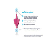 PLAC AWAY Triple Action Μεσοδόντια Μπουρτσάκια 0.5mm ISO 2, Κόκκινο, 6τεμ