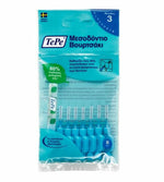 TEPE Μεσοδόντια Μπουτσάκια 0,6mm Μπλε (Μέγεθος 3), 8 Τεμάχια