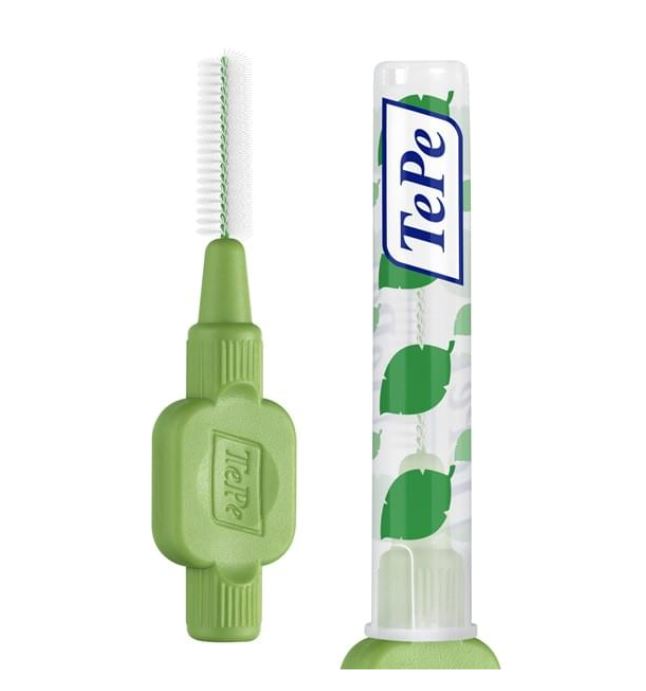 TEPE Μεσοδόντια Μπουτσάκια 0,8mm Πράσινο (Μέγεθος 5), 8 Τεμάχια