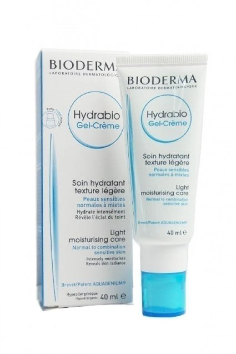BIODERMA Hydrabio Gel Creme Ενυδατική Κρέμα Τζελ Λεπτής Υφής για Κανονικές προς Μικτές Επιδερμίδες, 40ml