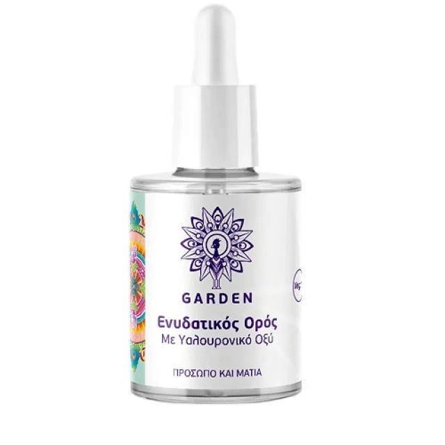 GARDEN OF PANTHENOLS Ενυδατικός Ορός με Υαλουρονικό Οξύ για Πρόσωπο και Μάτια 30ml