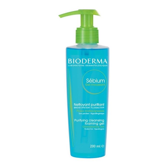 BIODERMA Sebium Gel Moussant Καθαριστικό Τζελ Προσώπου 200ml